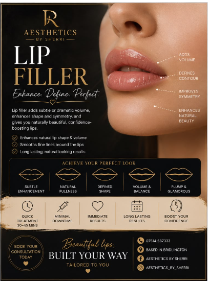 Lip Filler guide – Aesthetics by Sherri